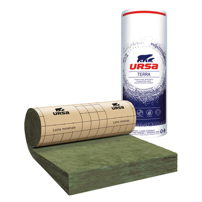 Rouleau de laine de verre MRK 40 5000 × 1200 mm Ep. 200mm - R 5 – URSA