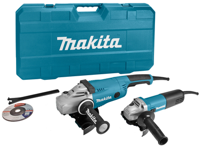 Coffret 2 meuleuses diam 125 ET 230 mm MAKITA