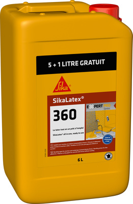 Résine d'accrochage SikaLatex 360 5L + 1L offert - SIKA